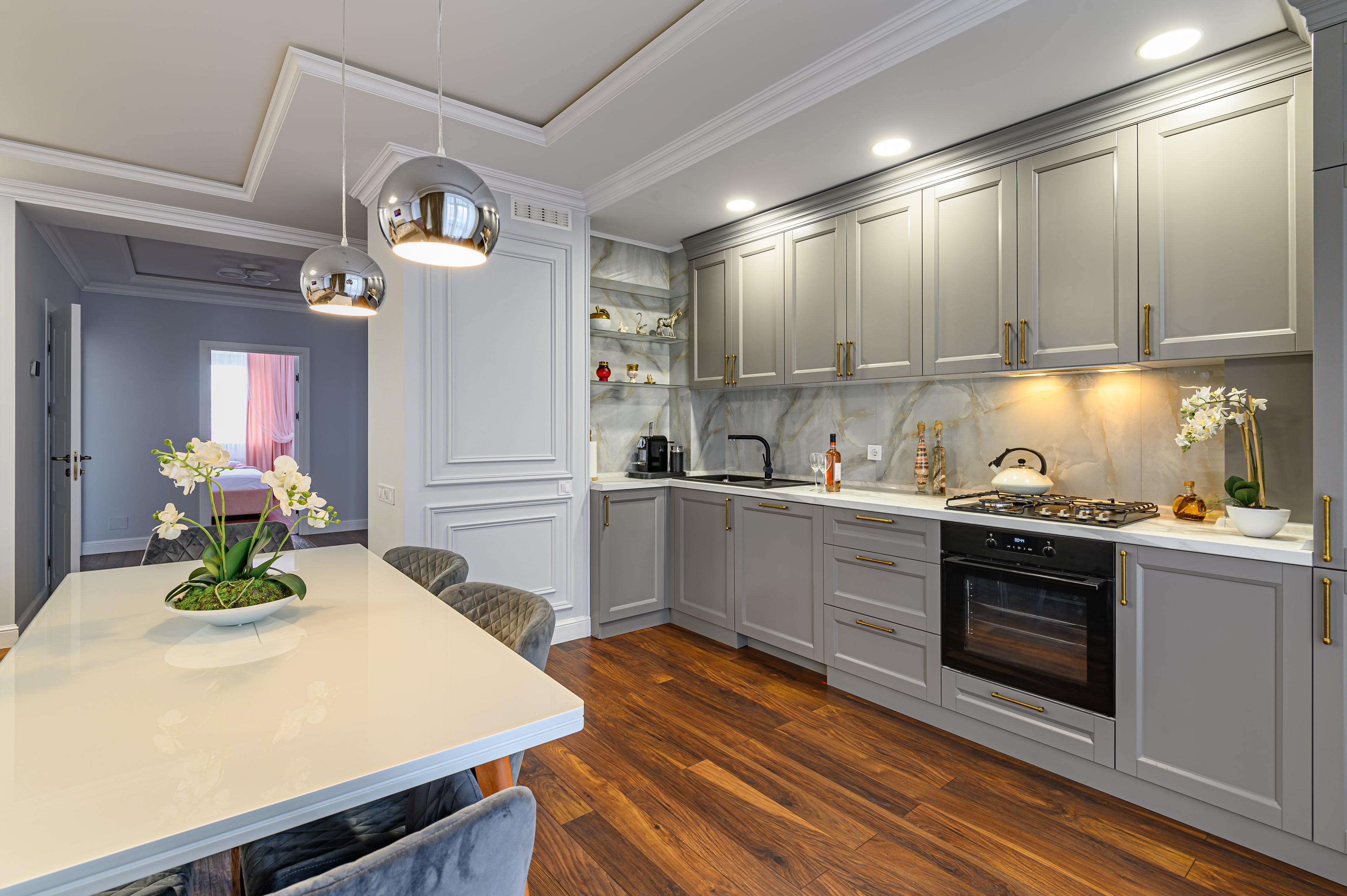 Dream Kitchen with Luxury Vinyl Plank Flooring