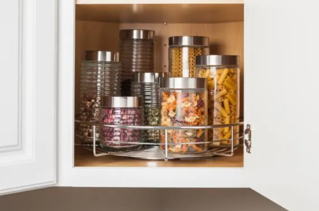 Single Shelf Wire Lazy Susan