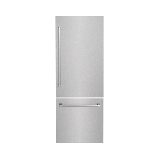 ZLINE 30" Refrigerator Panels in Fingerprint Resistant Stainless Steel for a 30" Built-in Refrigerator (RPBIV-SN-30)
