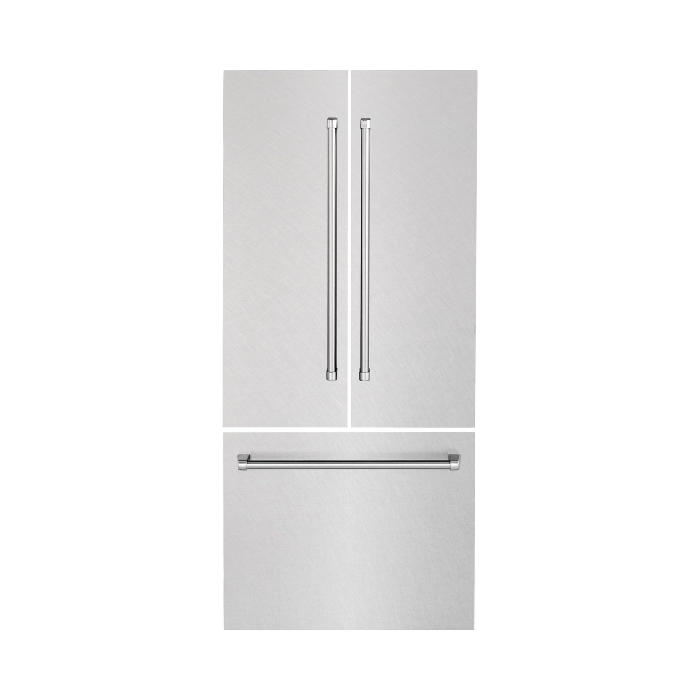ZLINE 36" Refrigerator Panels in Fingerprint Resistant Stainless Steel for a 36" Built-in Refrigerator (RPBIV-SN-36)