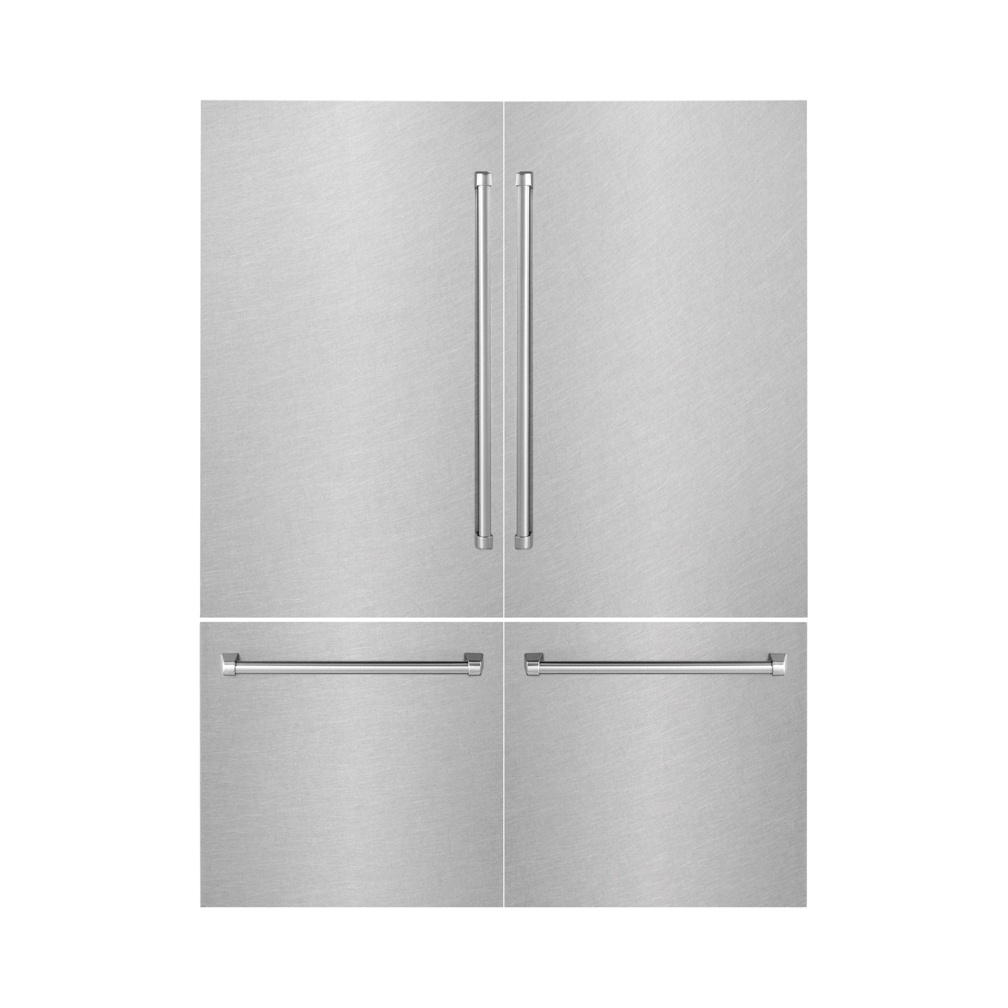 ZLINE 60" Refrigerator Panels in Fingerprint Resistant Stainless Steel for a 60" Buit-in Refrigerator (RPBIV-SN-60)