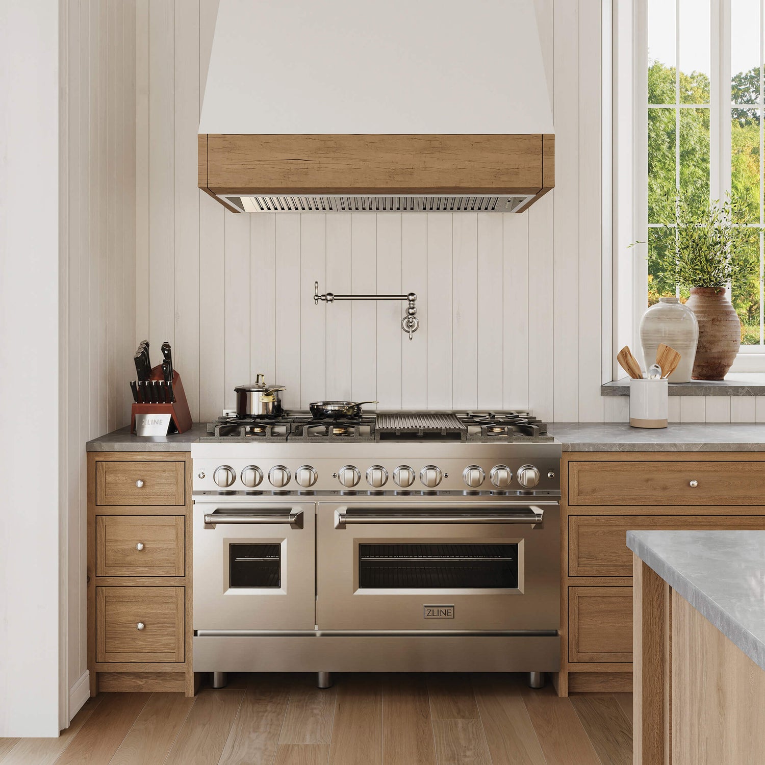 ZLine Professional Range in a contemporary kitchen