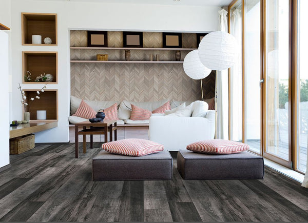 Andover Dakworth - Luxury Vinyl Flooring featured in a sun room