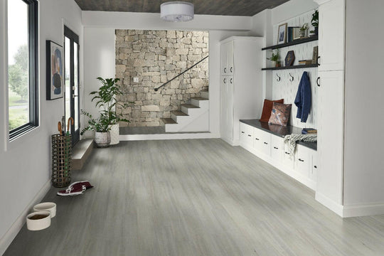 Cyrus Brianka MSI Luxury Vinyl Plank Flooring - Luxury Vinyl Flooring featured in a mudroom