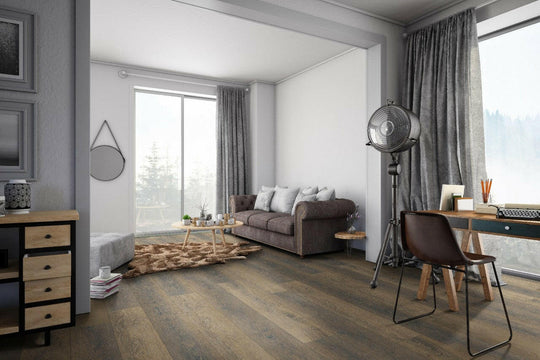 Cyrus XL Barrell - Luxury Vinyl Flooring featured in a loft condominium