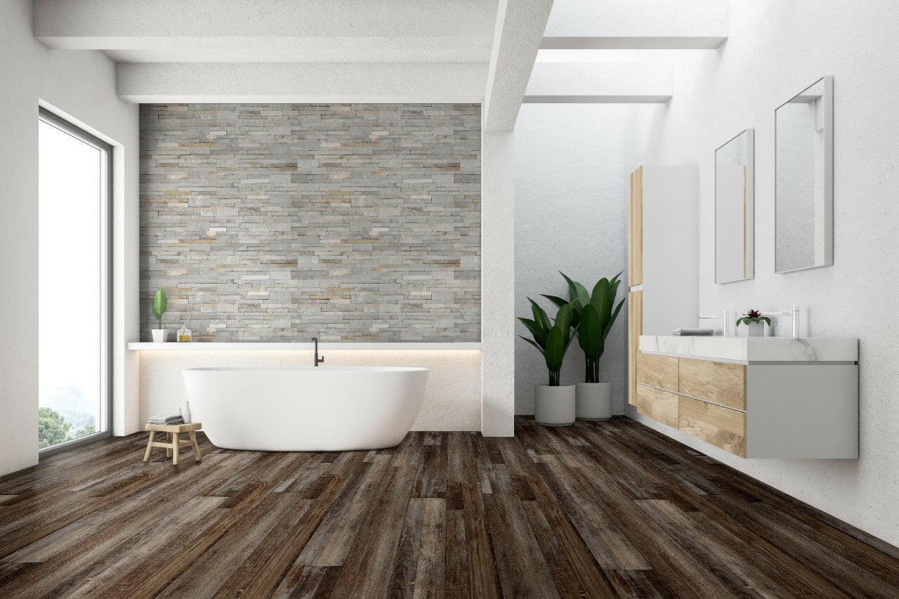 Cyrus XL Bembridge - Luxury Vinyl Flooring featured in a modern bathroom