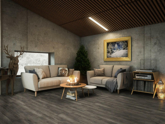 Cyrus XL Billingham - Luxury Vinyl Flooring featured in a modern living room