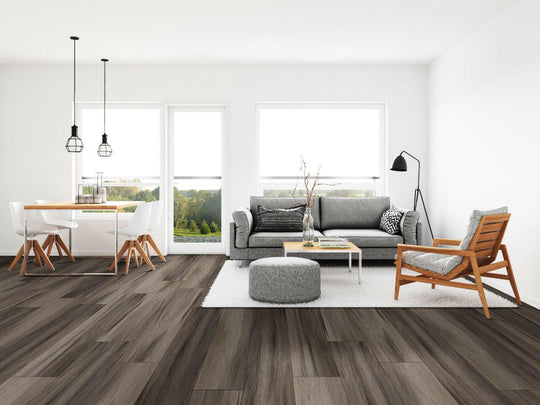 Cyrus XL Jenta - Luxury Vinyl Flooring featured in a clean line living room