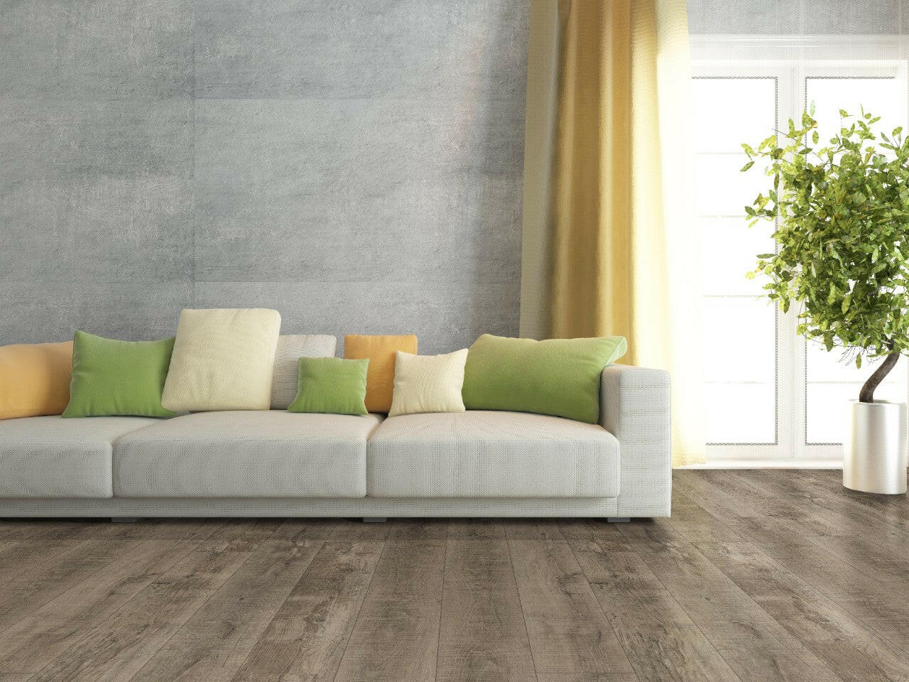 Cyrus XL Ryder - Luxury Vinyl Flooring featured in a modern elegant living room