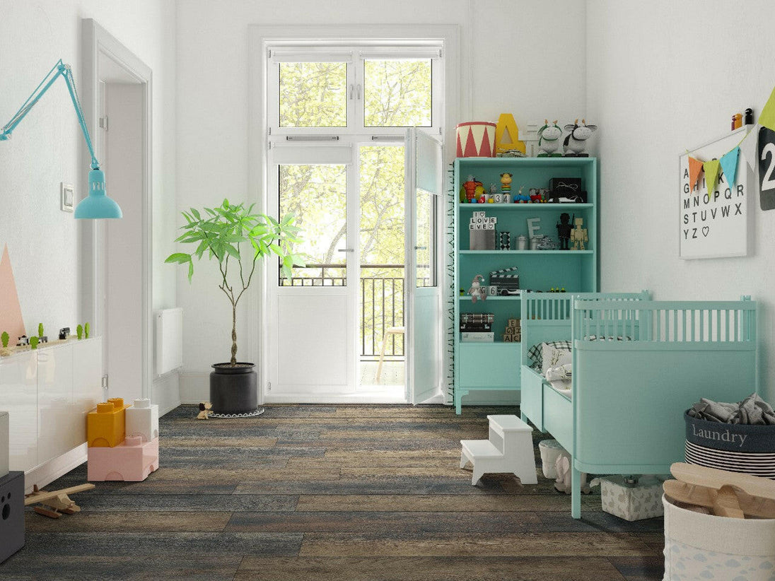 MSI Prescott XL Stable Luxury Vinyl Plank flooring - Luxury Vinyl Flooring featured in a child's nursery